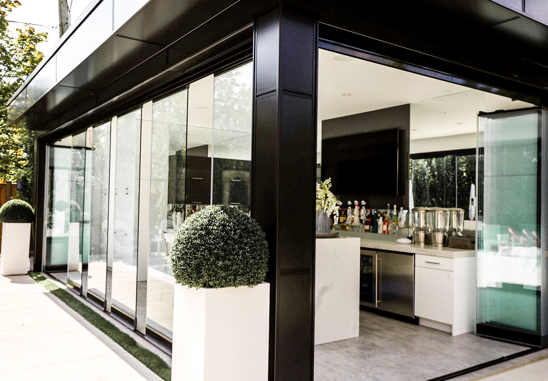 Glass walls increase your home's resale value 