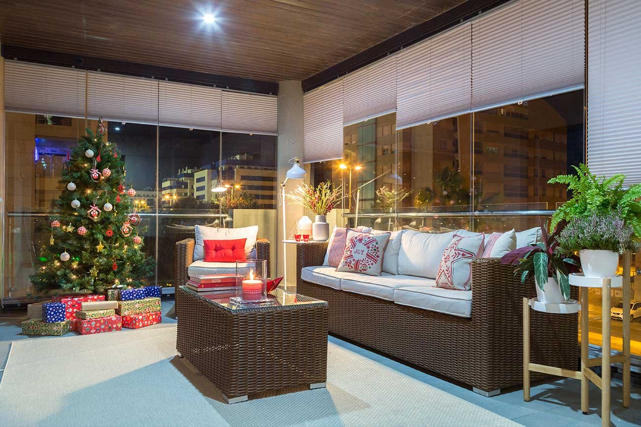 10 ideas para decorar tu terraza en Navidad